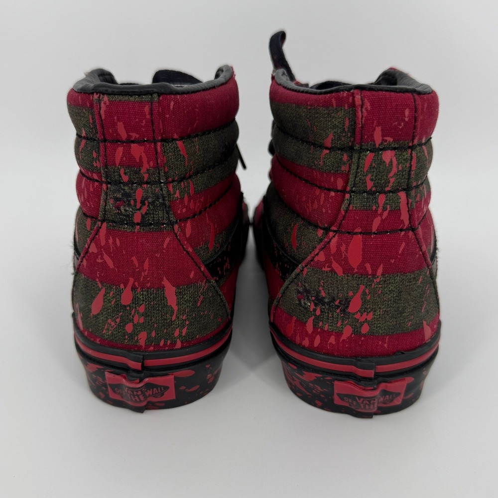 Vans House of Terror Nightmare On Elm Street Sk8-Hi Sneakers 7 Horror Collector - Picture 5 of 10